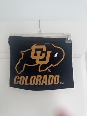 University of Colorado Buffaloes Black & Gold Tube Top